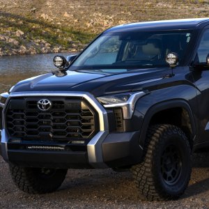 Toyota Tundra Light Mount Brackets - A-Pillar - Rigid Industries - `22-`23